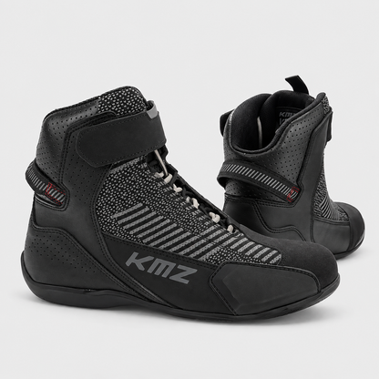 Zapatos Moto Calle Brock Negro KMZ