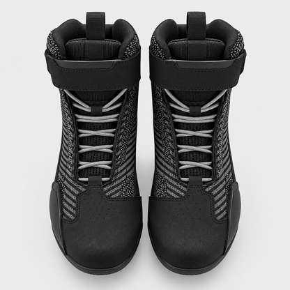 Zapatos Moto Calle Brock Negro KMZ