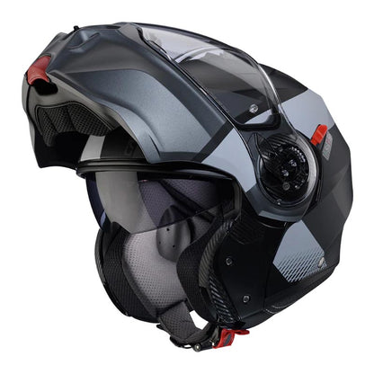 Casco Caberg duke evo Indy matt black/gun metal/grey