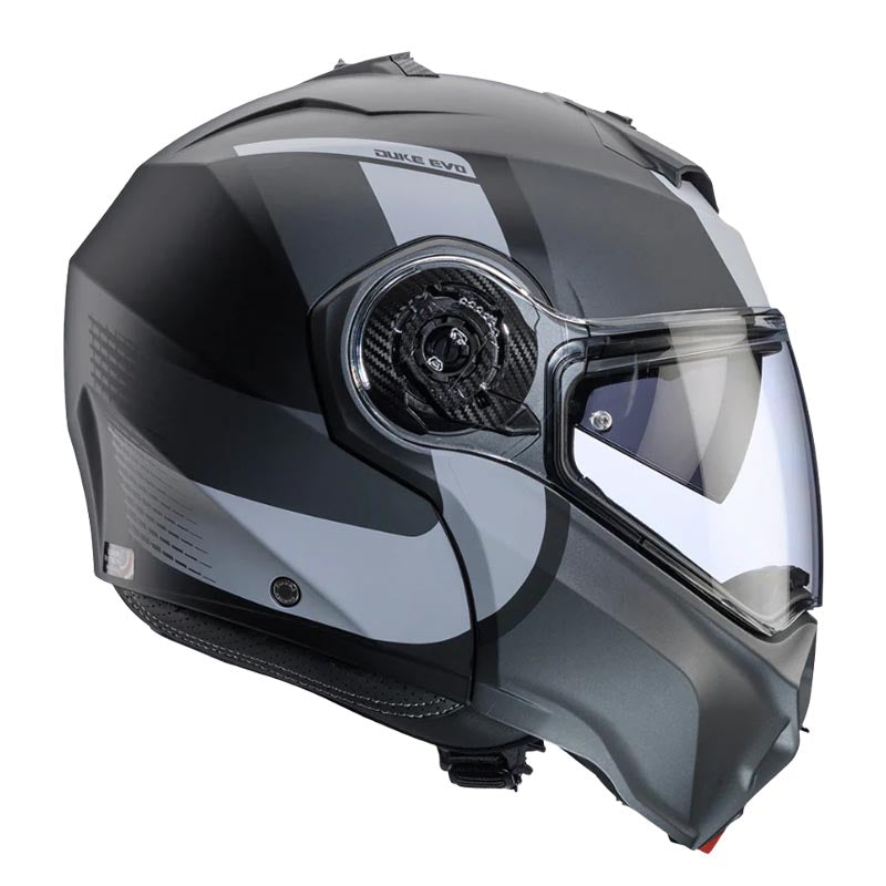 Casco Caberg duke evo Indy matt black/gun metal/grey