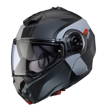 Casco Caberg duke evo Indy matt black/gun metal/grey