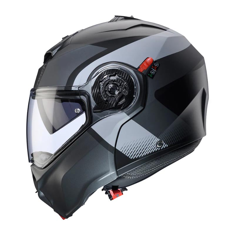 Casco Caberg duke evo Indy matt black/gun metal/grey