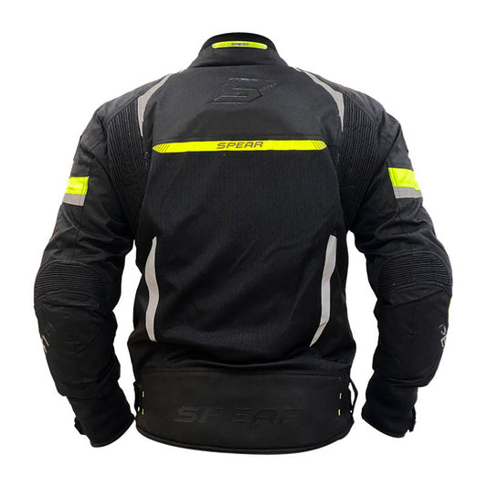 Chaqueta Spear MIF Rider Negro Amarillo