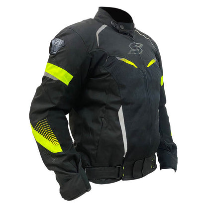 Chaqueta Spear MIF Rider Negro Amarillo