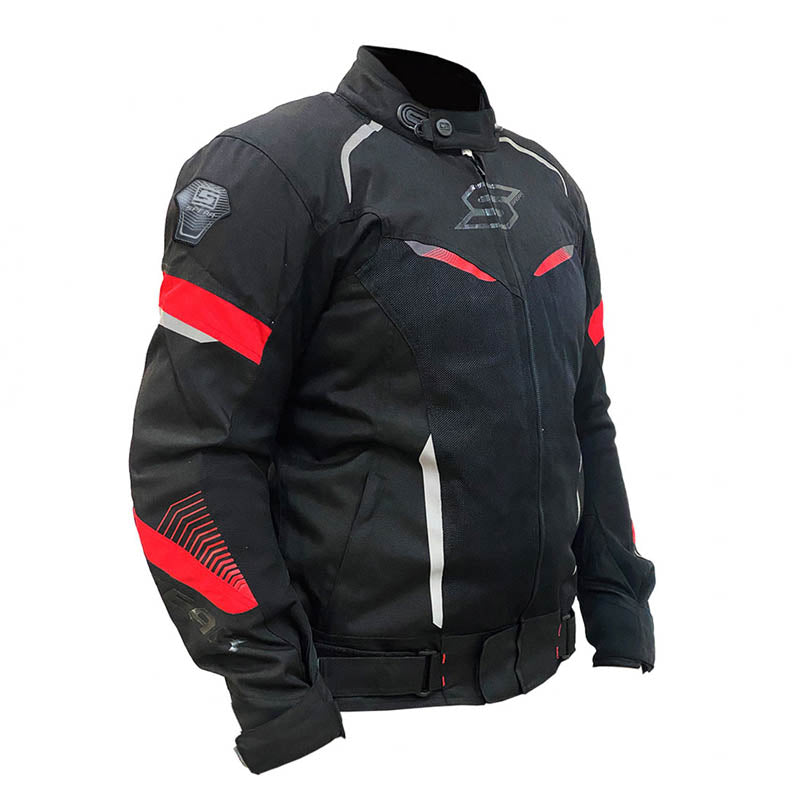 Chaqueta Spear MIF Rider Negro Rojo