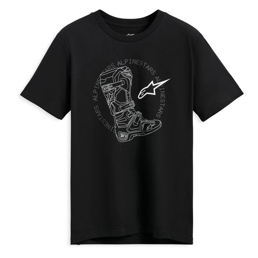 Polera Alpinestars Tech Boot SS 2.0 CSF Negro