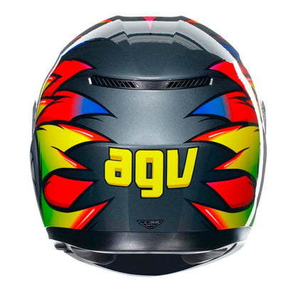 Casco AGV K3 Birdy 2.0 Grey / Yellow / Red