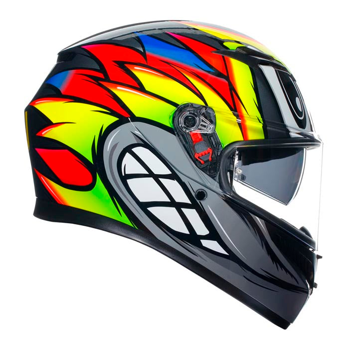Casco AGV K3 Birdy 2.0 Grey / Yellow / Red