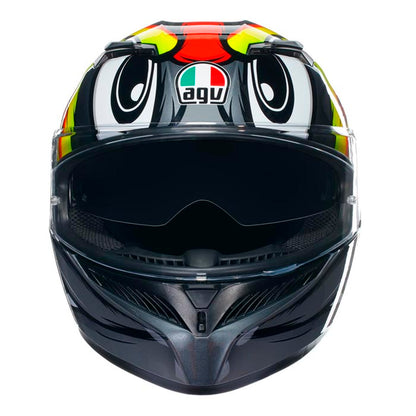 Casco AGV K3 Birdy 2.0 Grey / Yellow / Red