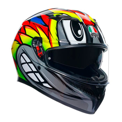 Casco AGV K3 Birdy 2.0 Grey / Yellow / Red