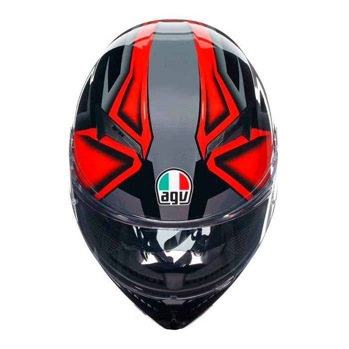 Casco AGV K3 E2206 Compound Black / Red