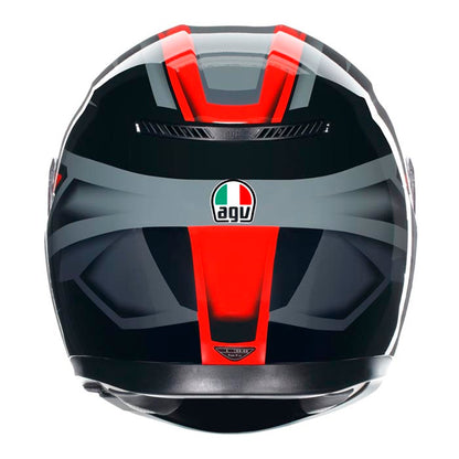 Casco AGV K3 E2206 Compound Black / Red