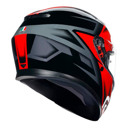 Casco AGV K3 E2206 Compound Black / Red