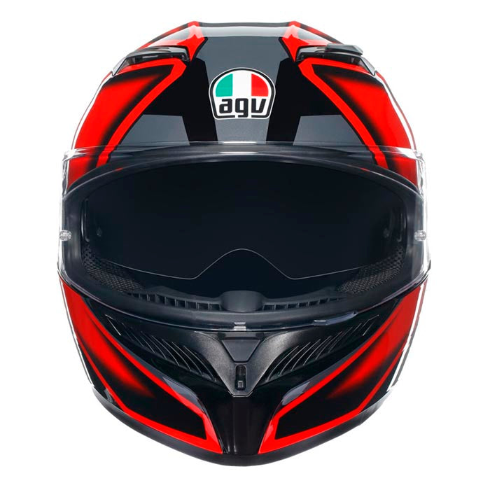 Casco AGV K3 E2206 Compound Black / Red