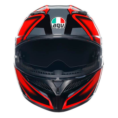 Casco AGV K3 E2206 Compound Black / Red