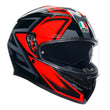 Casco AGV K3 E2206 Compound Black / Red