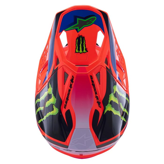 Casco Alpinestars S-M10 Deegan Orange Fluo 2025 – Motoqueros Chile