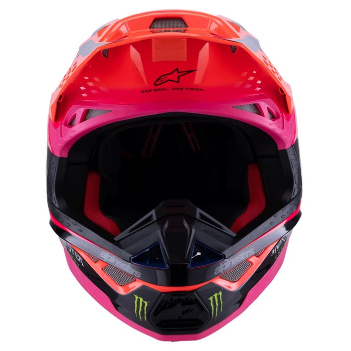 Casco Alpinestars S-M10 Deegan Orange Fluo 2025