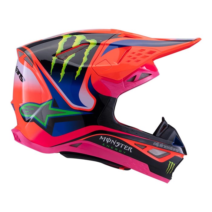 Casco Alpinestars S-M10 Deegan Orange Fluo 2025