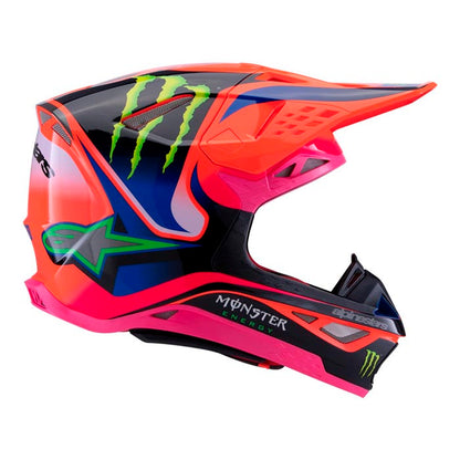Casco Alpinestars S-M10 Deegan Orange Fluo 2025