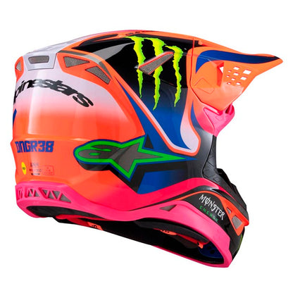 Casco Alpinestars S-M10 Deegan Orange Fluo 2025