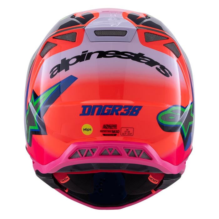 Casco Alpinestars S-M10 Deegan Orange Fluo 2025