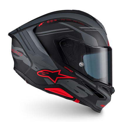 Casco ALPINESTARS S-R7 A-Core Negro/Gris/Rojo Matte