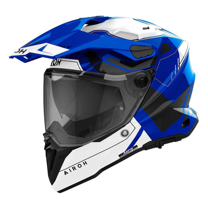 Casco Airoh Commander 2 Reveal Azul Brillo