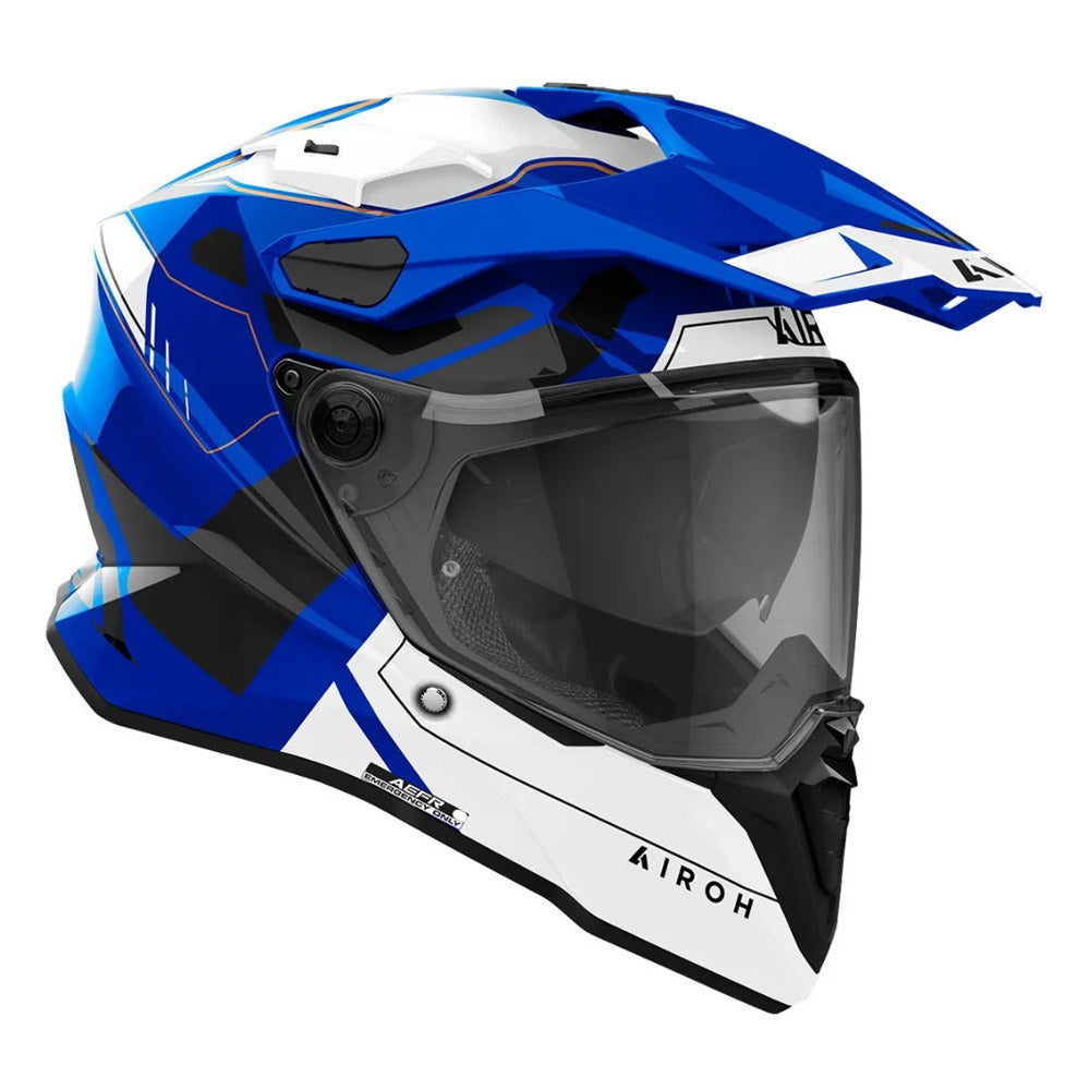 Casco Airoh Commander 2 Reveal Azul Brillo