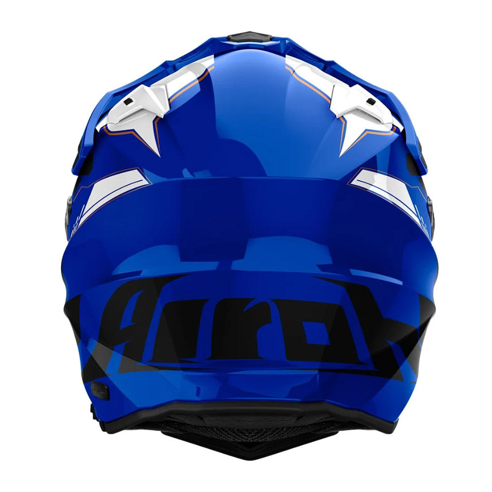 Casco Airoh Commander 2 Reveal Azul Brillo