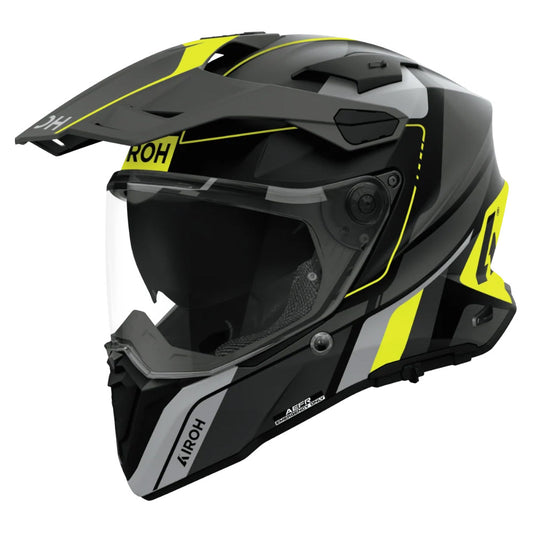 Casco Airoh Commander 2 Skip Amarillo Mate