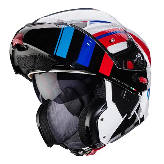 Casco Caberg Horus X Road WHITE/BLACK/RED/BLUE