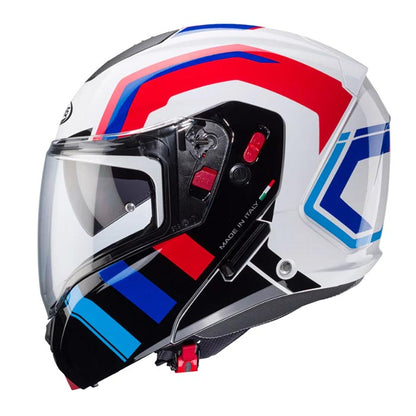 Casco Caberg Horus X Road WHITE/BLACK/RED/BLUE