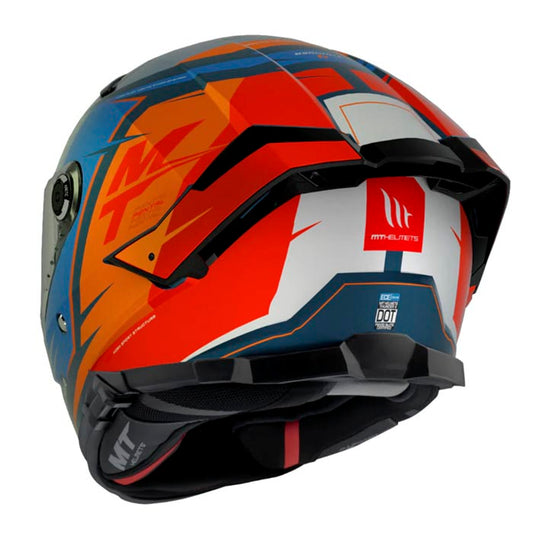 Casco MT Helmets Thunder 4 SV Pental B4 Naranja