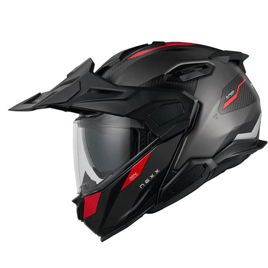Casco Nexx X.LIFECOUNTRY TERRA GREY.RED