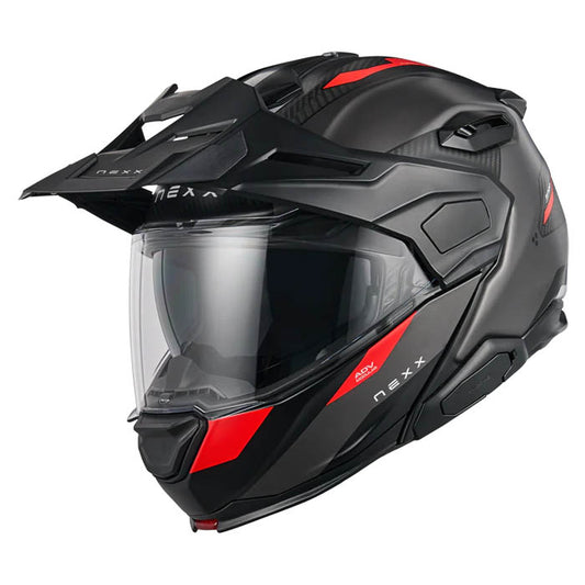 Casco Nexx X.LIFECOUNTRY TERRA GREY.RED