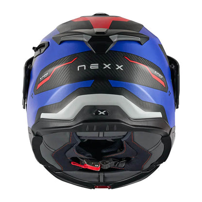 Casco Nexx X.LIFECOUNTRY TERRA BLUE.RED