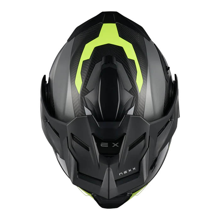 Casco Nexx X.LIFECOUNTRY TERRA GREY.NEON