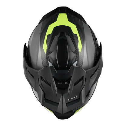 Casco Nexx X.LIFECOUNTRY TERRA GREY.NEON