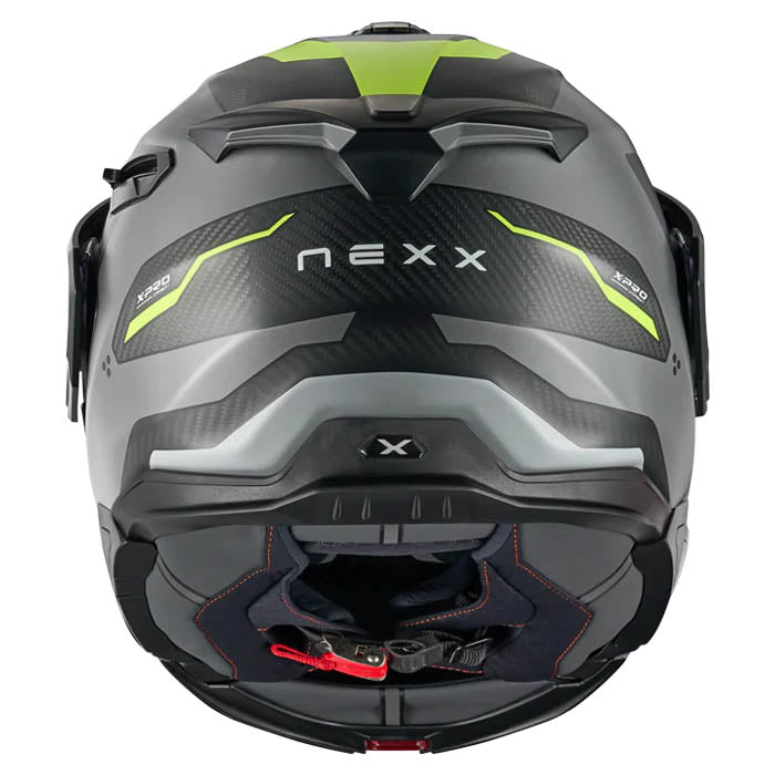 Casco Nexx X.LIFECOUNTRY TERRA GREY.NEON