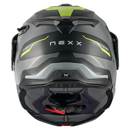 Casco Nexx X.LIFECOUNTRY TERRA GREY.NEON