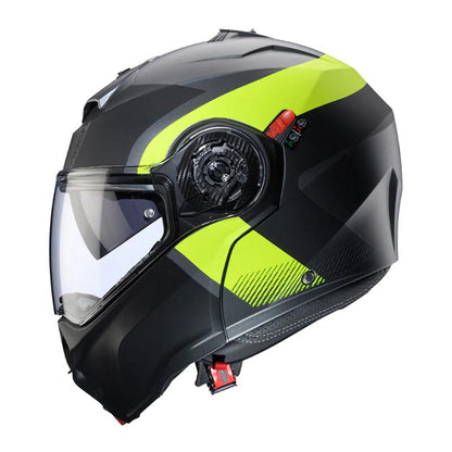 Casco Caberg duke evo Indy matt black metal/yellow fluor/black
