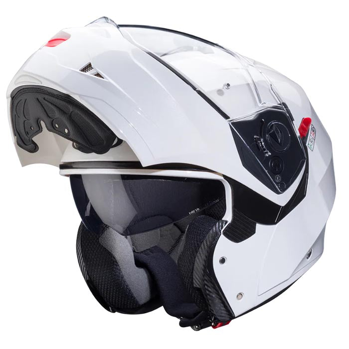 Casco Caberg Duke X White Metal
