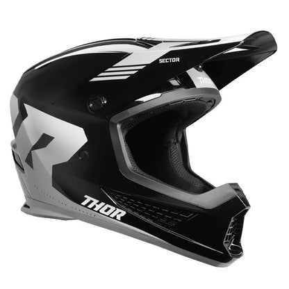 Casco Thor Sector 2 Carve Negro/ Blanco