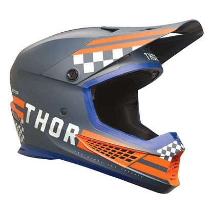 Casco Thor Sector 2 Combat Negro Azulado