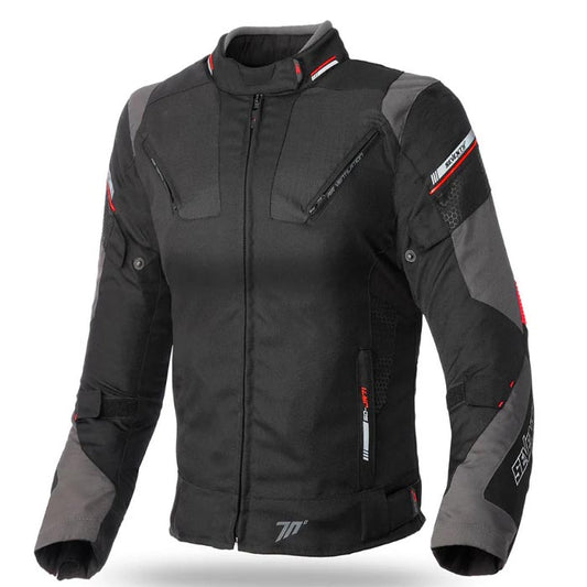 Chaqueta Mujer Seventy SD-JR71 Negra/Rojo