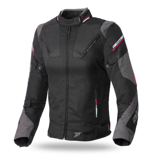 Chaqueta Mujer Seventy SD-JR71 Negra/Rosa