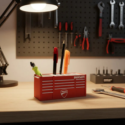 Portalápices Organizador Ducati Diseño Caja De Herramientas