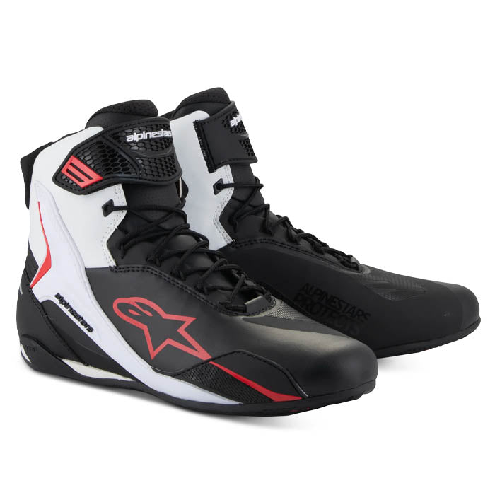 Botas Alpinestars Faster-4 Negro/ Blanco/ Rojo