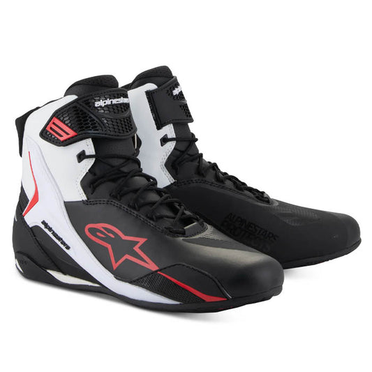 Botas Alpinestars Faster-4 Negro/ Blanco/ Rojo